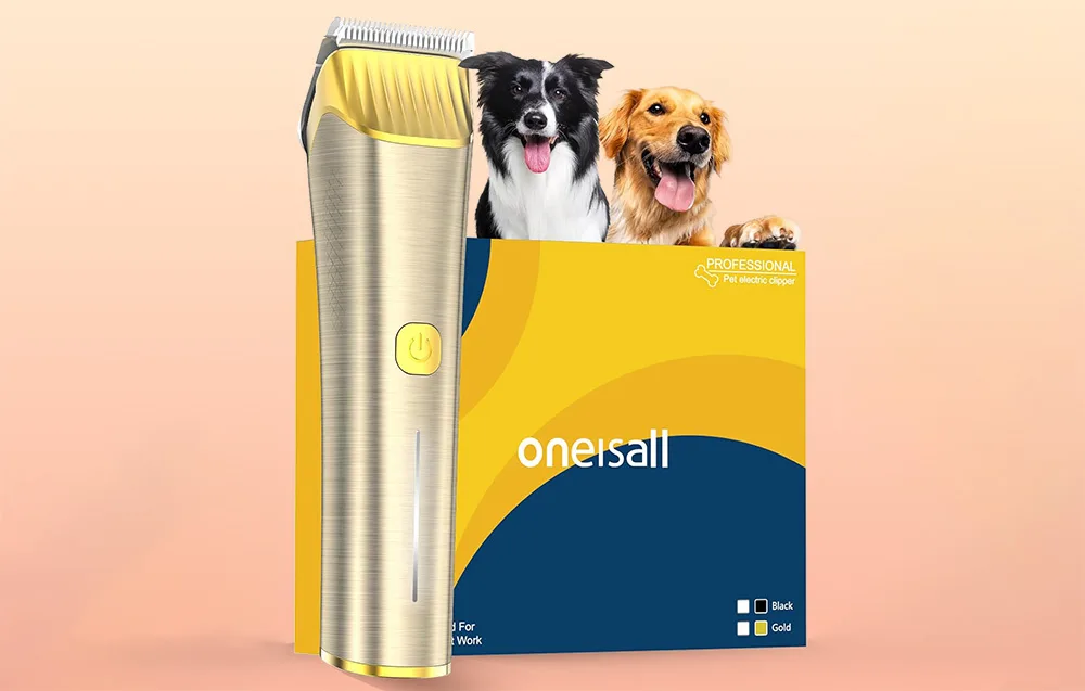 karvalõikuri hoolduskomplekt: käärid, kamm, puhastushari Oneisall RK-034-le