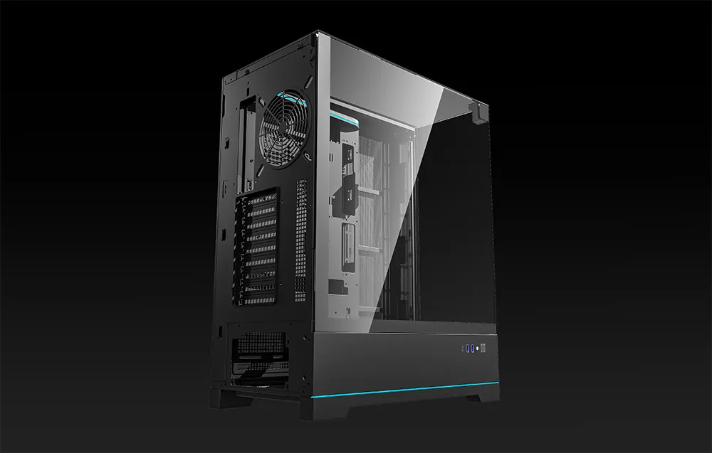 ATX arvutikorpus klaasiga musta värvi Darkflash DY450L