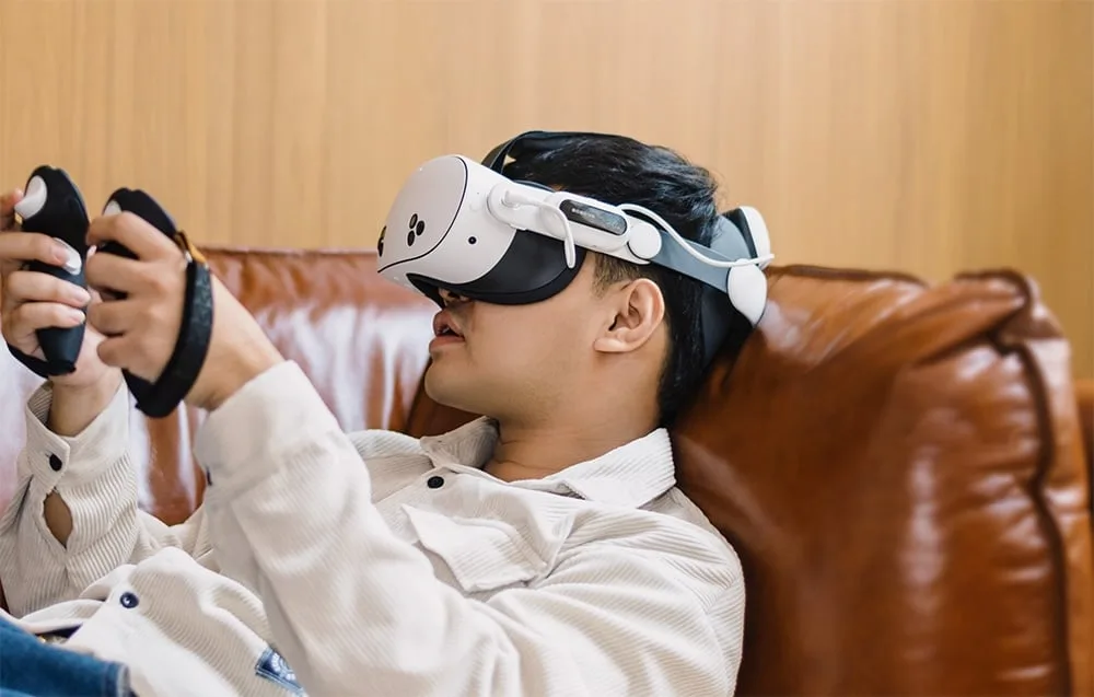 BOBOVR E3 PRO akurihma aku täituvus ekraanil