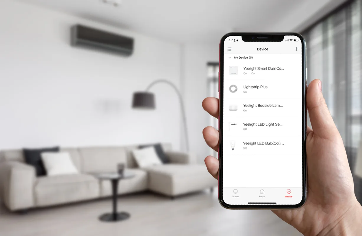 Yeelight nutika releemooduli ajastamisfunktsioon graafikuga