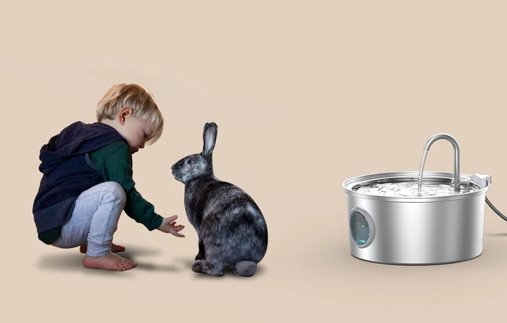 Lemmiklooma joogipurskkaevu veefiltri detailpilt