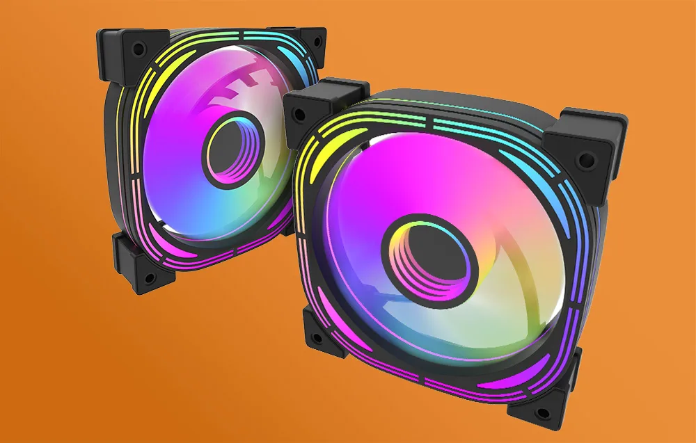 ARGB korpuse ventilaatorite komplekt Darkflash INF24, 3 tk