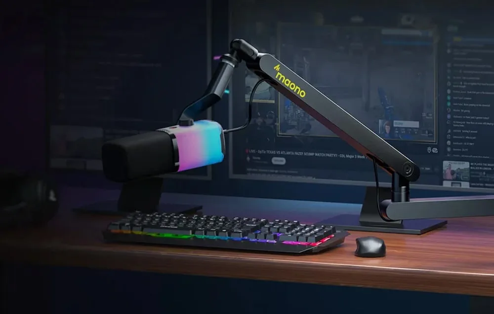 Maono Link tarkvara RGB mängurimikrofoni jaoks