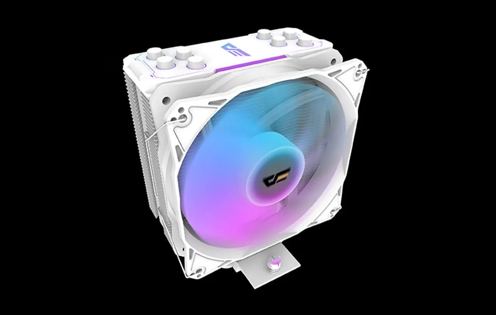 Stiilne ARGB protsessorijahuti Darkflash Z4 PRO MIST WHITE