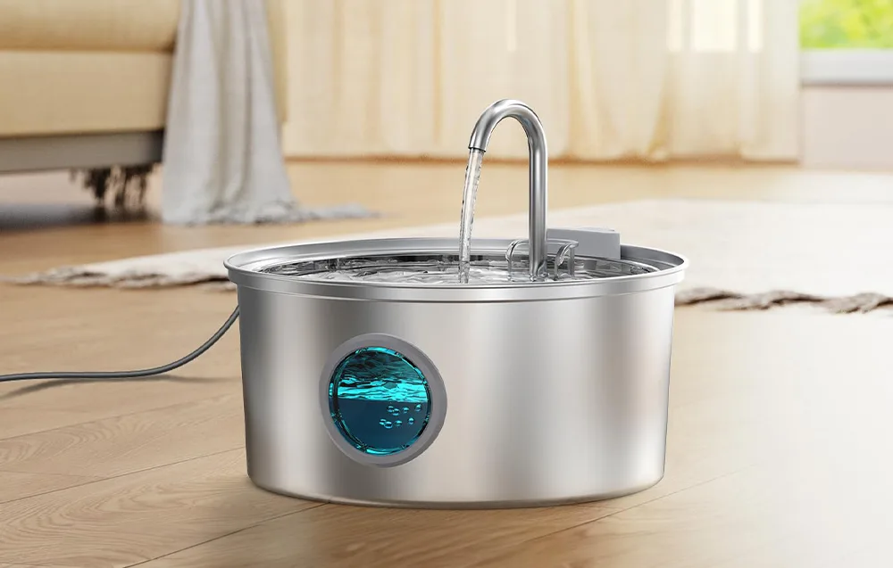 Mitme looma joogipurskkaev, millel veetaseme kontrollaken