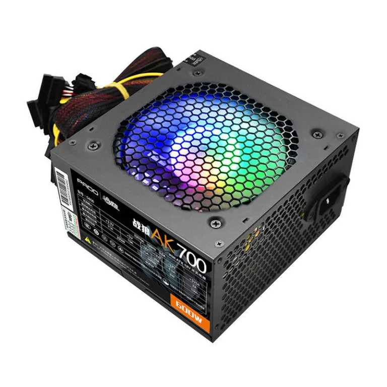 700W arvuti toiteplokk Darkflash AK700 RGB (120mm ventilaator)