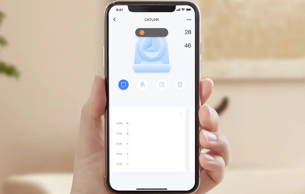 Catlink mobiilirakendus nutikas kassiliivakasti kaugjuhtimiseks