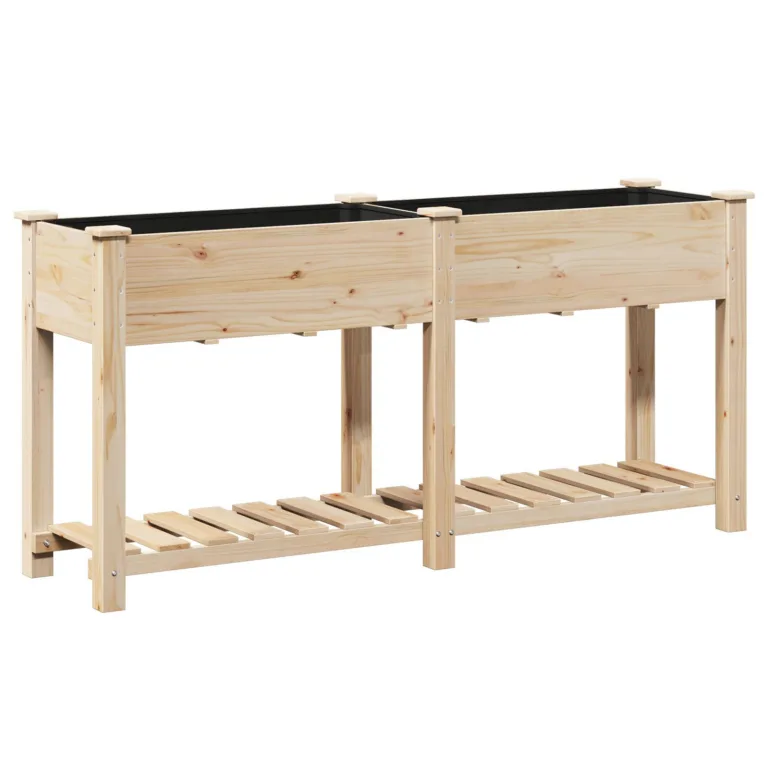 Aedade kast riiuliga 161x43x76 cm Kõva Puit Firi