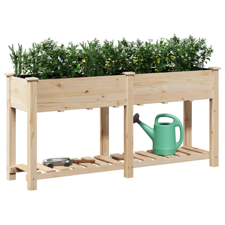 Aedade kast riiuliga 161x43x76 cm Kõva Puit Firi