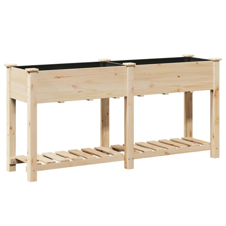 Aedade kast riiuliga 161x43x76 cm Kõva Puit Firi