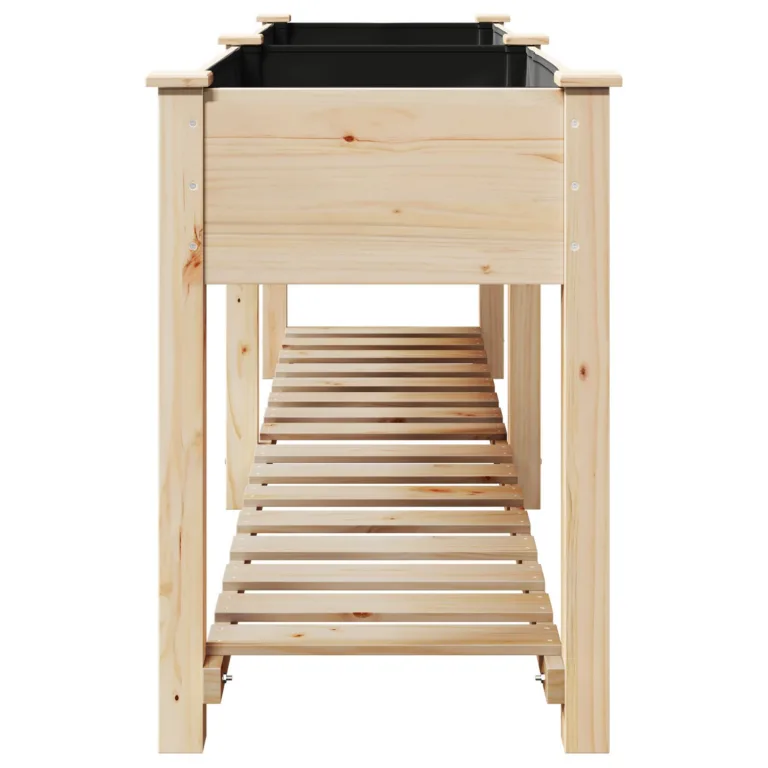 Aedade kast riiuliga 203x53x76 cm Tugev Puit Kuusk
