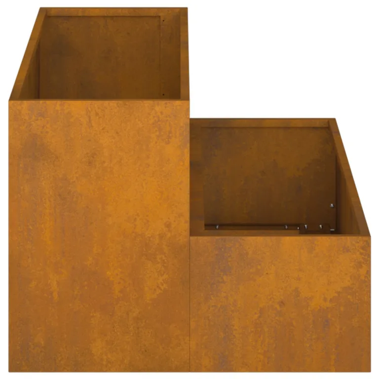 Aiakast 2-tasandiline 100x60x45 cm Vihmakindel teras