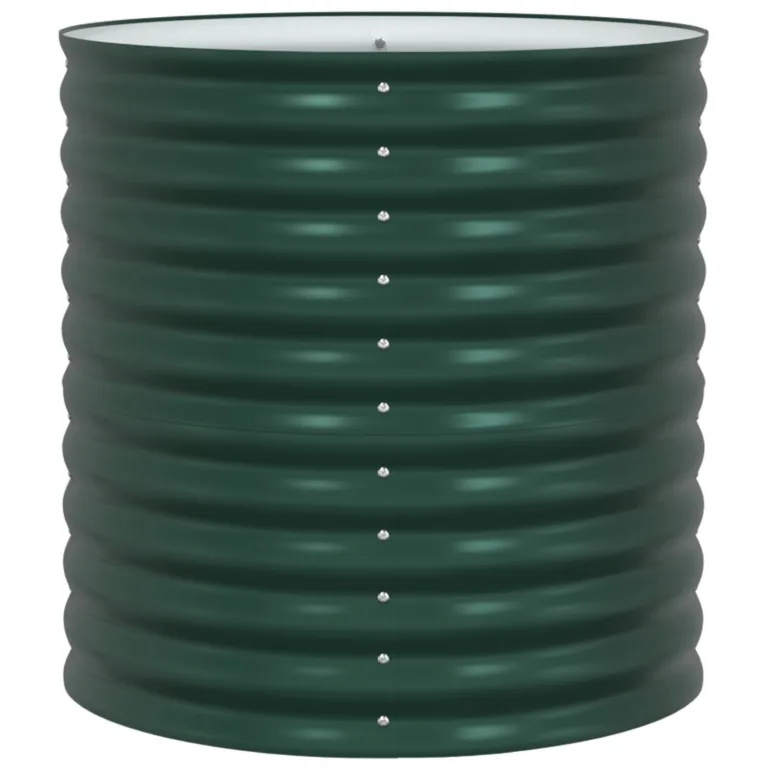 Aianduse Tõstetud Peenar Roheline 80x80x81 cm Galvaniseeritud Teras