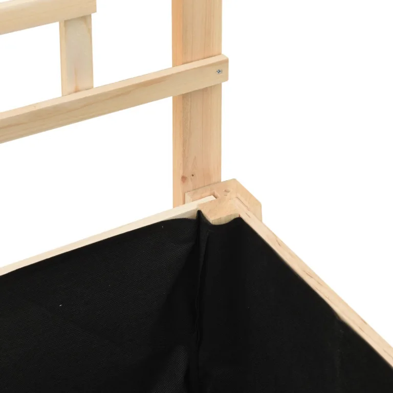 Aiapott trellise ja riiuliga 203x53x152 cm Tahke männi puit