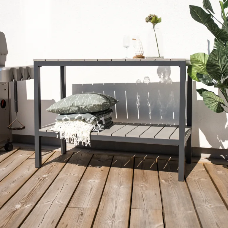 Puitplastkomposiidist lisalaud terrassile Parma, must/hall, 9293-408 9293-408