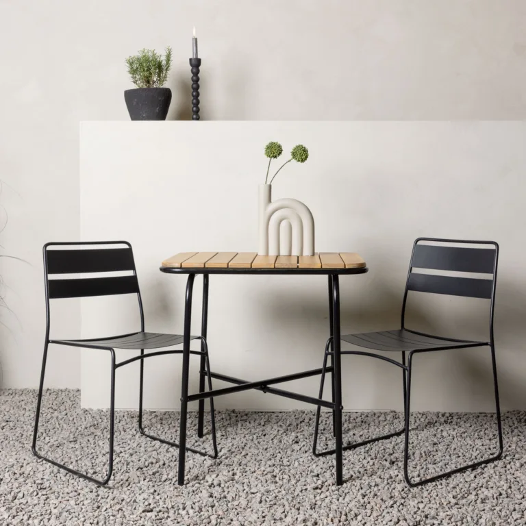 Akaatsiapuidust aia söögilaua komplekt Holmbeck, GR23387 GR23387