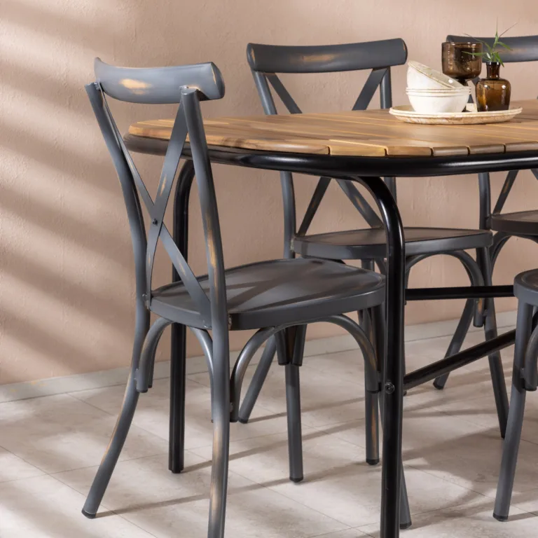 Akaatsiapuidust aia söögilaua komplekt Holmbeck, GR23397 GR23397
