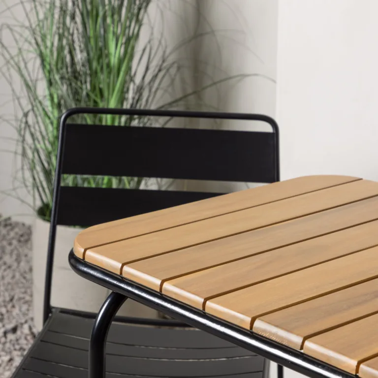 Akaatsiapuidust aia söögilaua komplekt Holmbeck, GR23387 GR23387