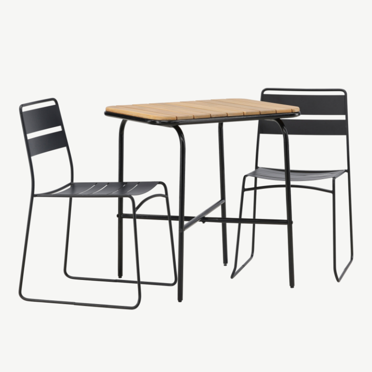Akaatsiapuidust aia söögilaua komplekt Holmbeck, GR23387 GR23387