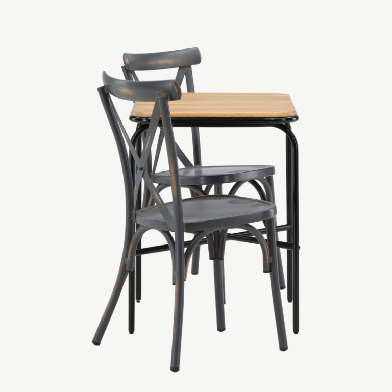 Akaatsiapuidust aia söögilaua komplekt Holmbeck, GR23390 GR23390