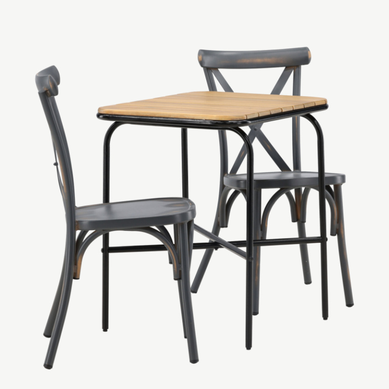 Akaatsiapuidust aia söögilaua komplekt Holmbeck, GR23390 GR23390