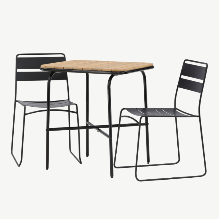 Akaatsiapuidust aia söögilaua komplekt Holmbeck, GR23387 GR23387