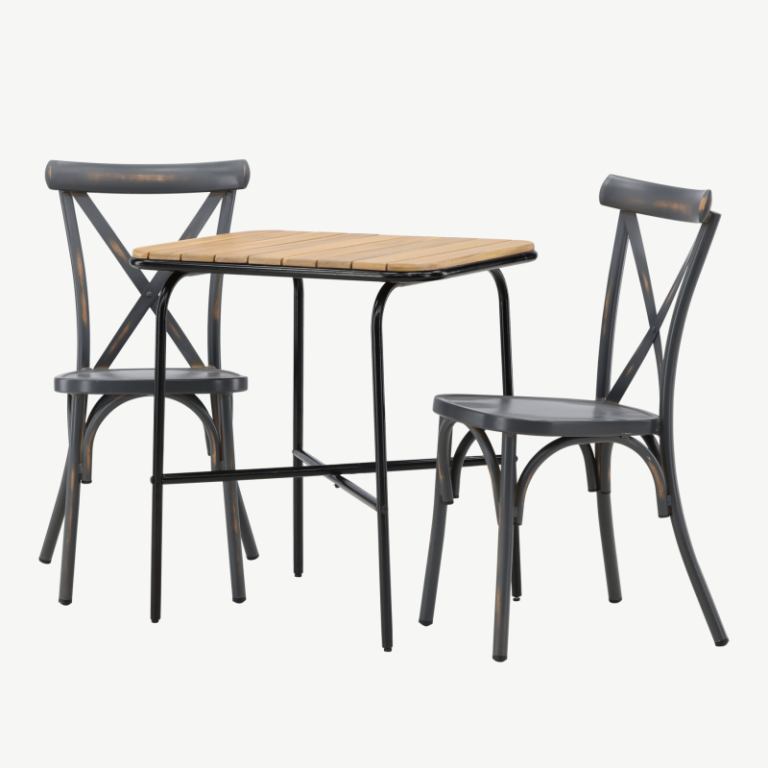 Akaatsiapuidust aia söögilaua komplekt Holmbeck, GR23390 GR23390