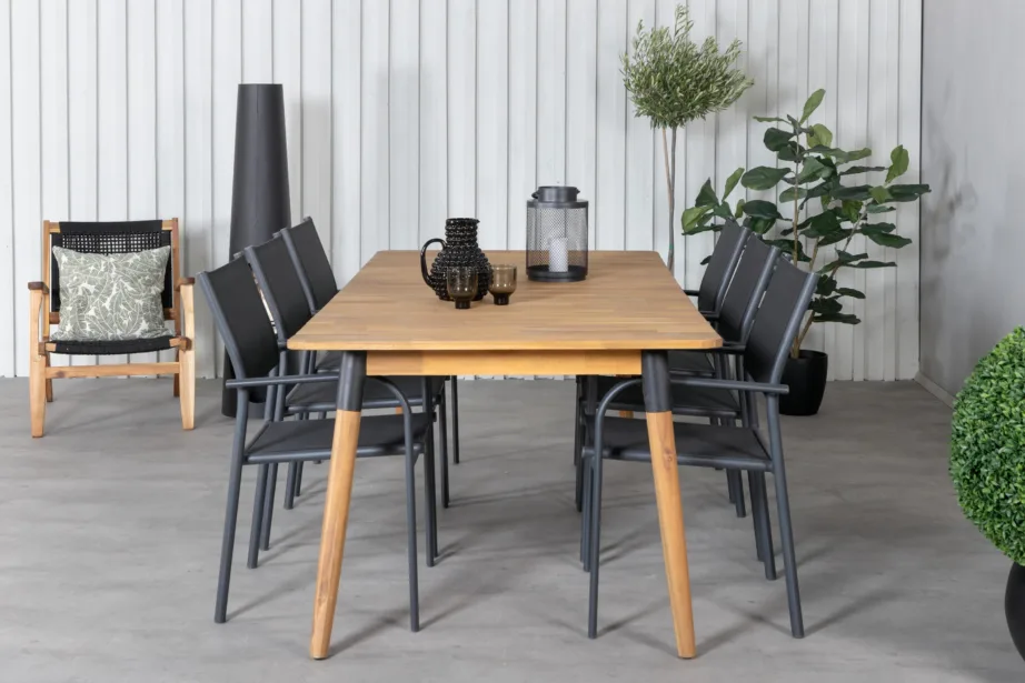 Akaatsiapuidust aia söögilaua komplekt Julian, GR21332 – 5