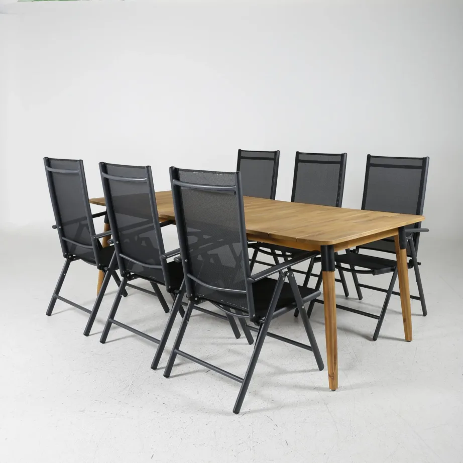 Akaatsiapuidust aia söögilaua komplekt Julian, GR21329 – 6