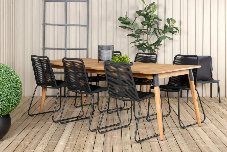 Akaatsiast aia söögilaua komplekt Julian/Lindos, GR21334 – 6