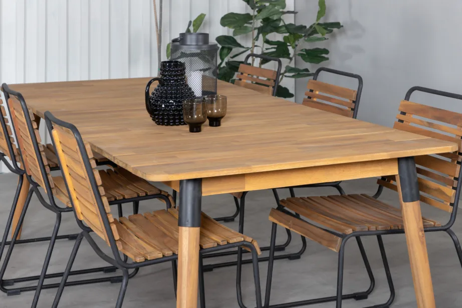 Akaatsiapuidust aia söögilaua komplekt Julian, GR21337 – 7