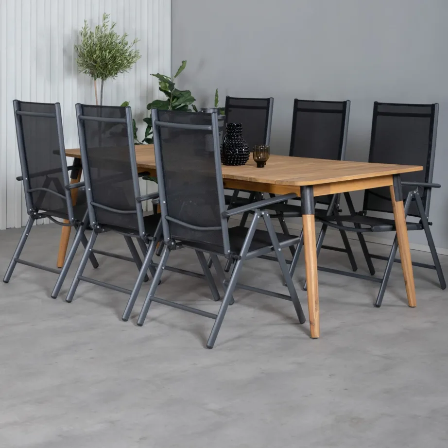 Akaatsiapuidust aia söögilaua komplekt Julian, GR21329 – 7