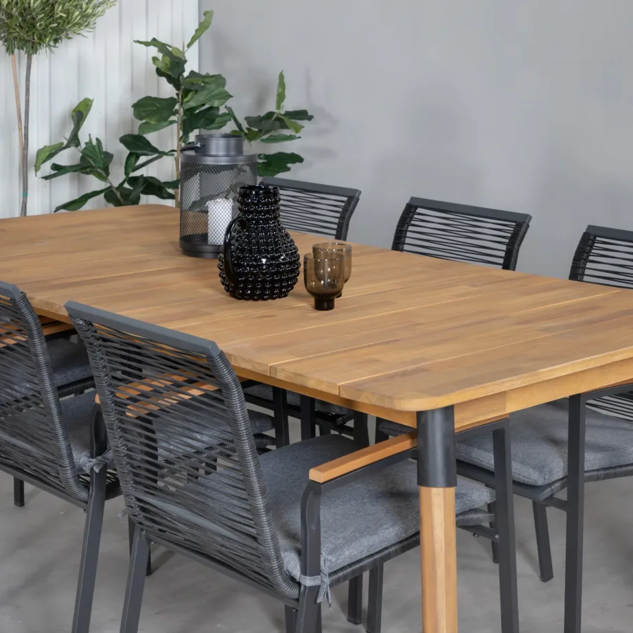 Akaatsiapuidust aia söögilaua komplekt Julian, GR21320 – 6