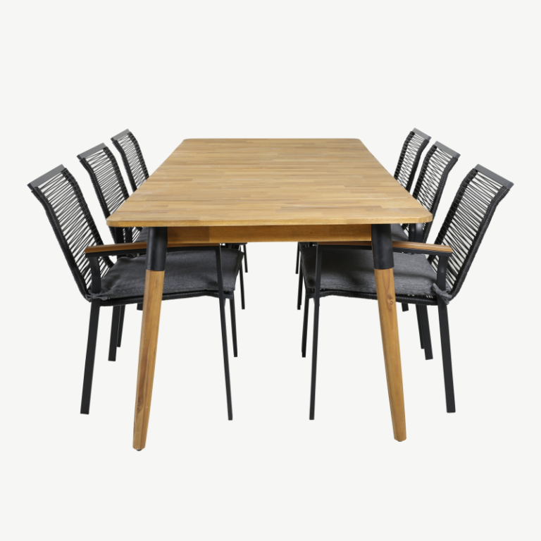 Akaatsiapuidust aia söögilaua komplekt Julian, GR21320 GR21320