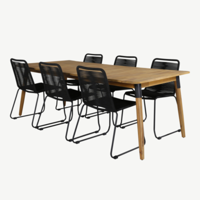Akaatsiast aia söögilaua komplekt Julian/Lindos, GR21334 GR21334