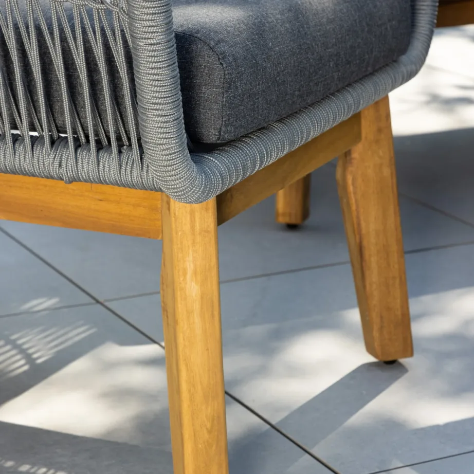 Akaatsiapuidust aiadiivani komplekt Chania, 9326-013 – 8