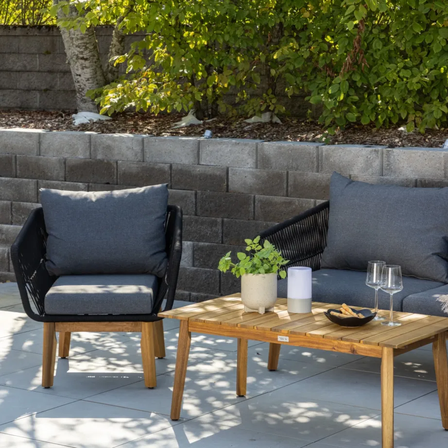 Akaatsiapuidust aiadiivani komplekt Chania, 9326-022 – 10