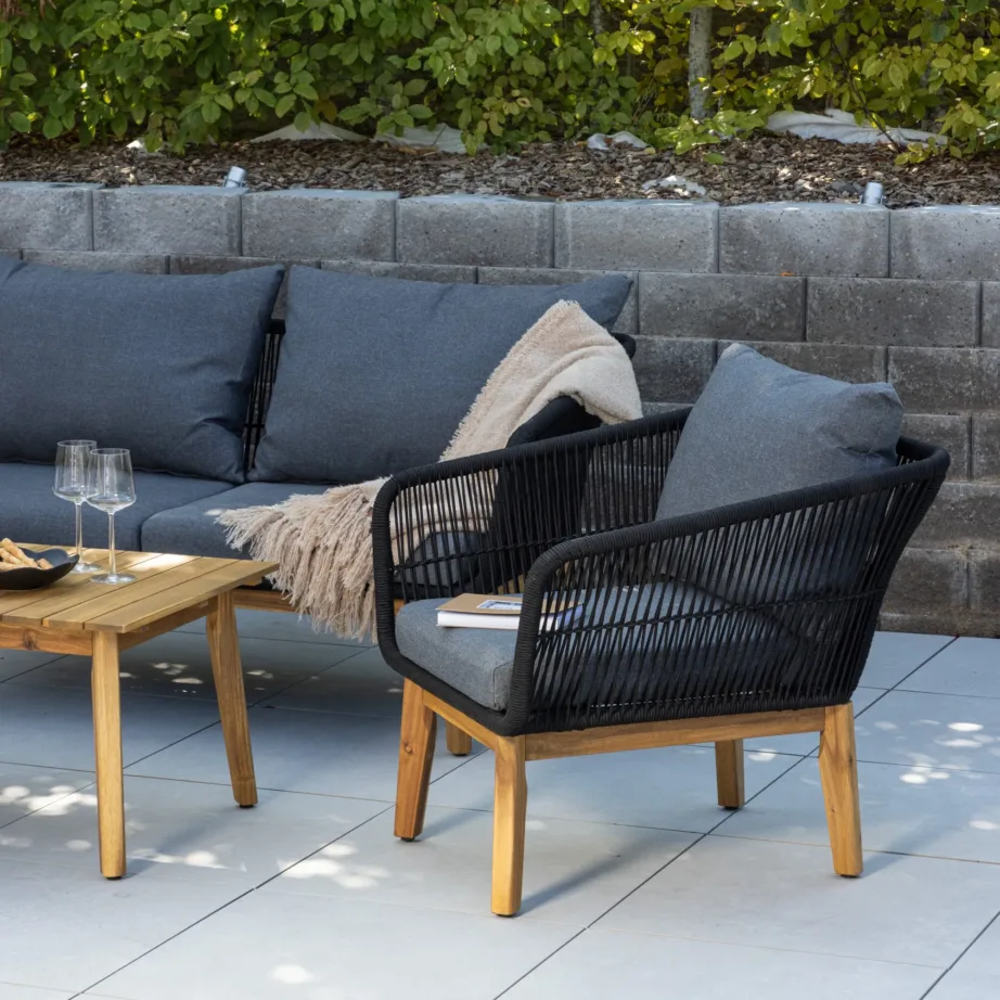 Akaatsiapuidust aiadiivani komplekt Chania, 9326-022 – 11