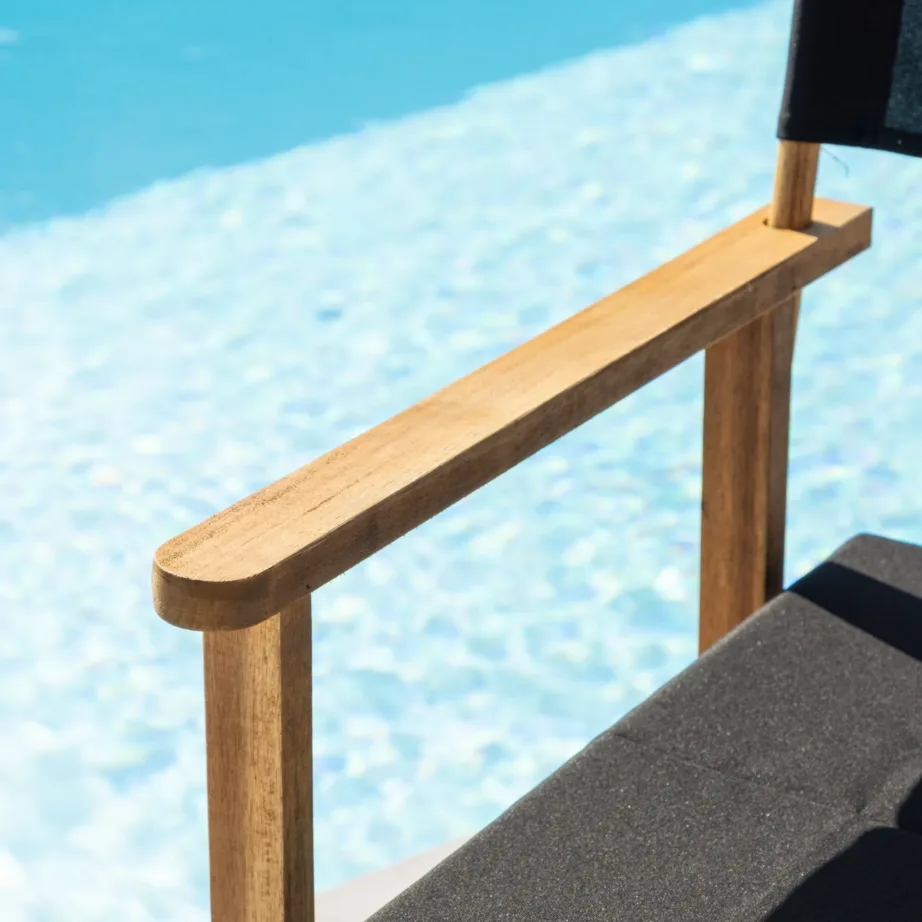 Akaatsiapuidust aiatool Marion, must/naturaalne, 2071-076 – 6