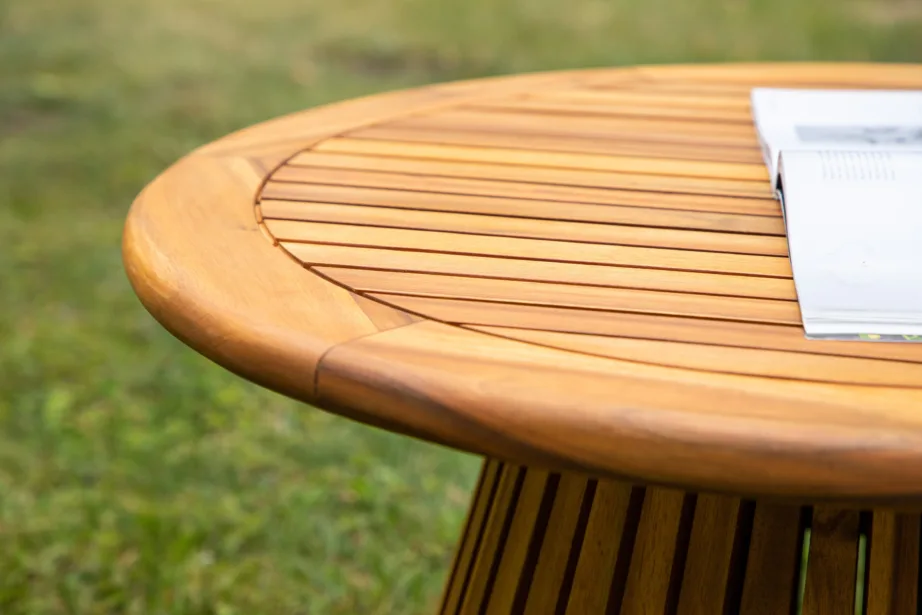 Akaatsiapuidust diivanilaud Lumpur, naturaalne, ø70×40, 60002-100 – 8