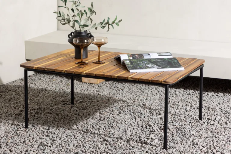 Akaatsiapuidust diivanilaud aeda Penh, naturaalne, 65x100x40, 9582-068 9582-068