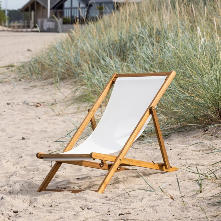 Akaatsiapuidust lamamistool Peachy, nature/beige, 2068-102 – 7