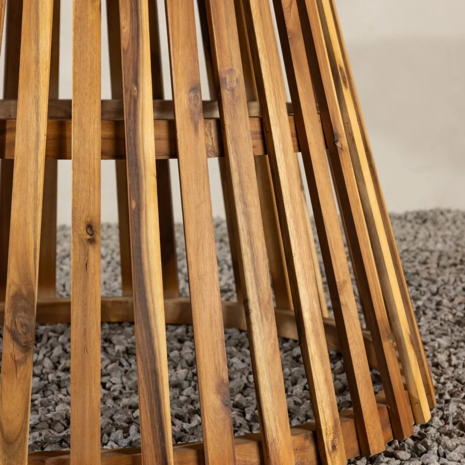 Akaatsiapuidust ümmargune aia söögilaud Tucumán, naturaalne, ø150, 7000-444 – 8