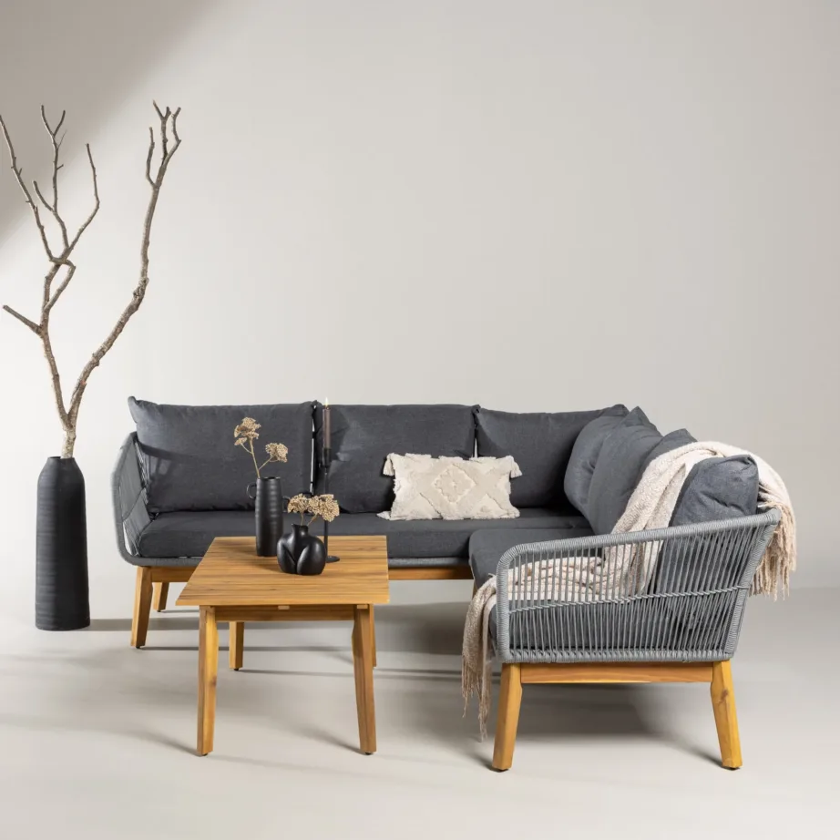 Akaatsiapuidust nurgadiivani komplekt Chania, 9329-013 – 7