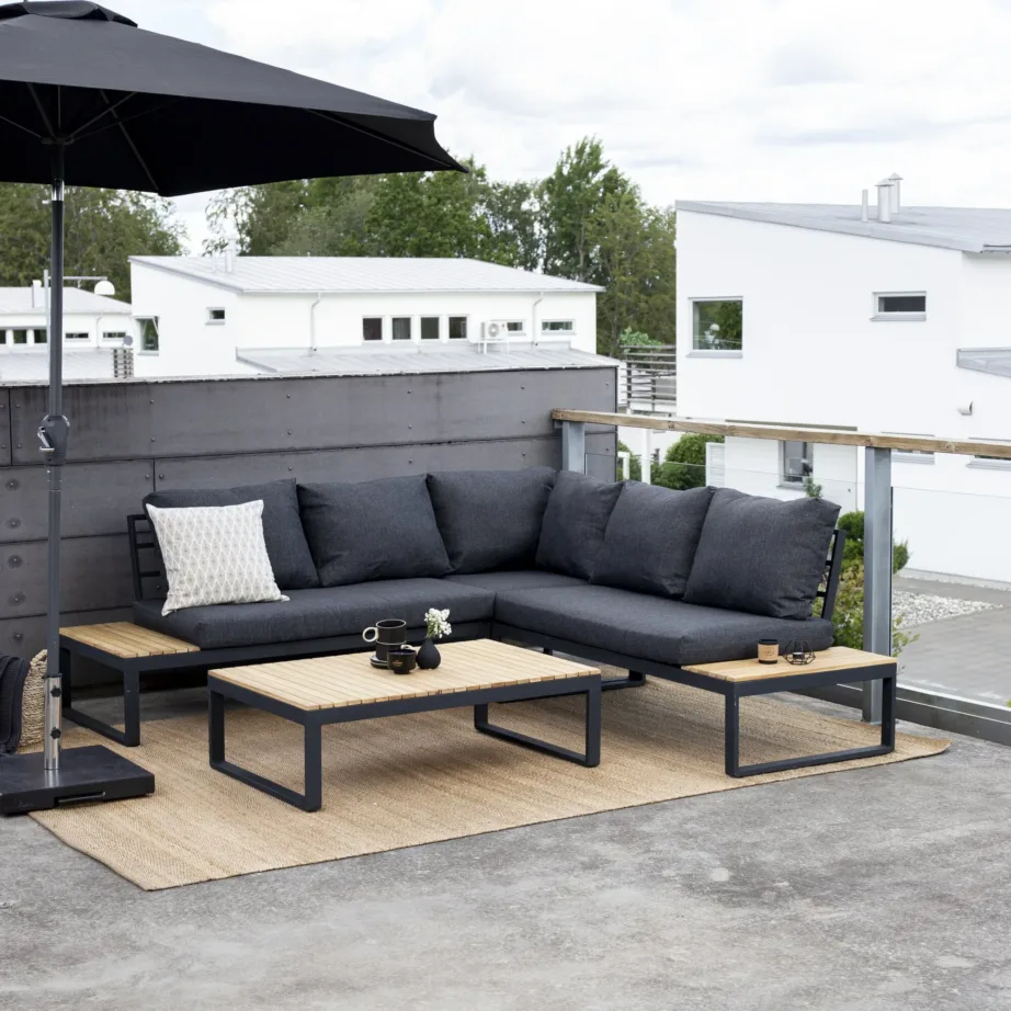 Akaatsiapuidust nurgadiivani komplekt Panama, 9560-068 – 5