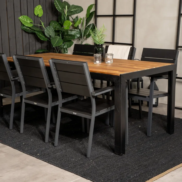 Akaatsiapuidust aia söögilaua komplekt Bois, GR18370 GR18370