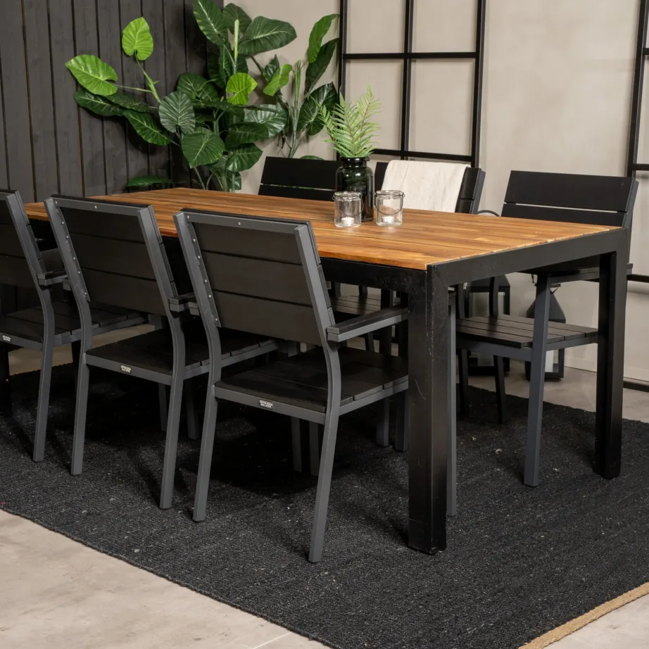 Akaatsiapuidust aia söögilaua komplekt Bois, GR18370 – 7