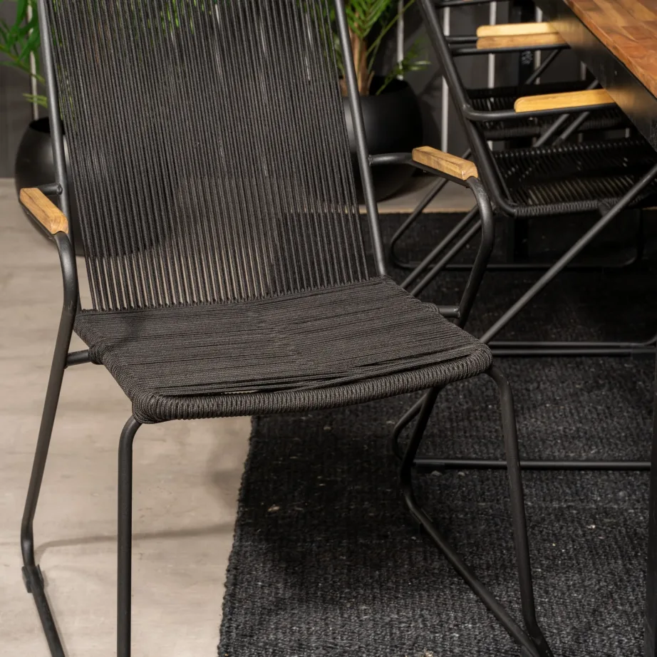 Akaatsiapuidust aia söögilaua komplekt Bois, GR18364 – 9