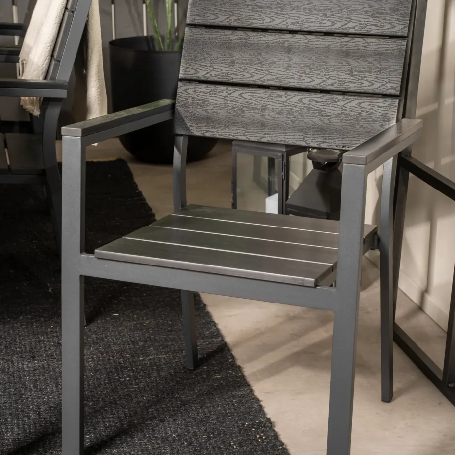 Akaatsiapuidust aia söögilaua komplekt Bois, GR18370 – 9