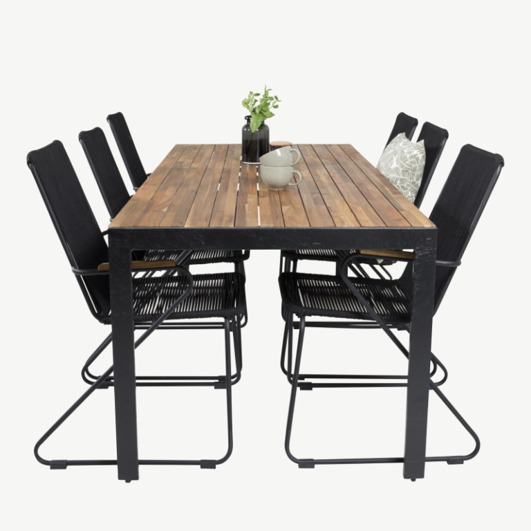 Akaatsiapuidust aia söögilaua komplekt Bois, GR18364 GR18364